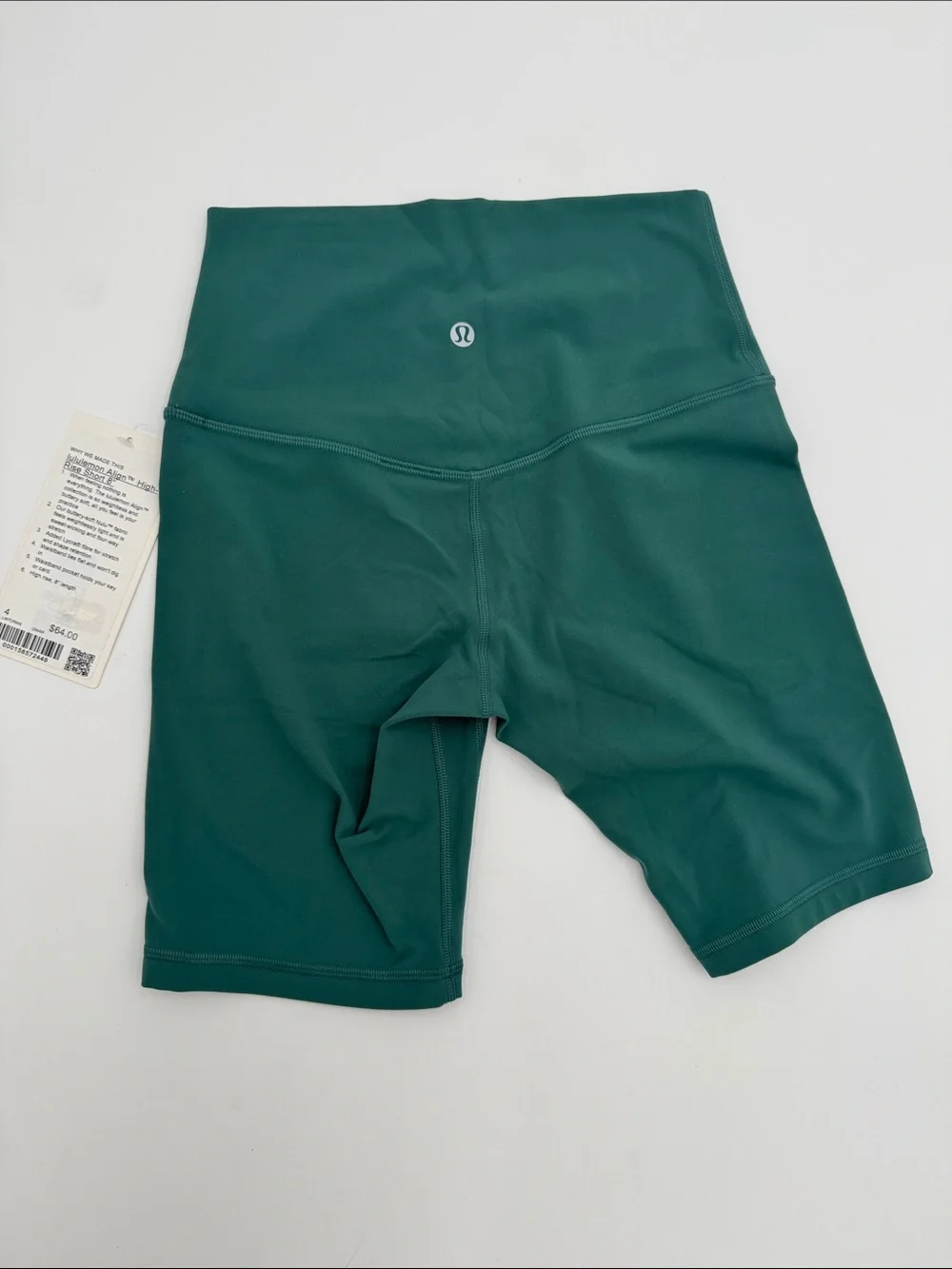 lululemon athletica High-Rise Teal Green Bike Shorts